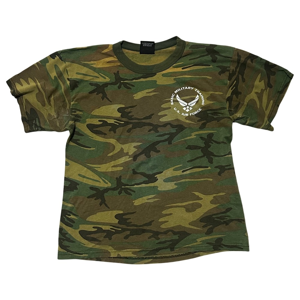 Rothco US Air Force Basic Military Training Camo T-Shirt Small Predators Graphic